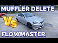 Lexus IS 350 3.5L V6: MUFFLER DELETE Vs FLOWMASTER FLOW FX!