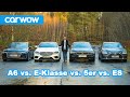 Audi A6 vs. BMW 5er vs. Mercedes E-Klasse vs. Lexus ES - welcher ist am besten?