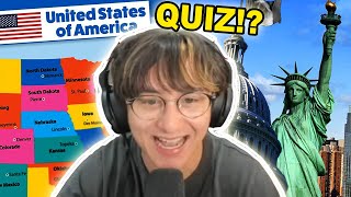 Can Michael Reeves Pass The 5th grade Geography TEST!??