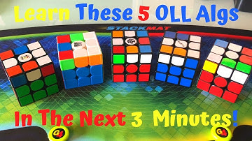 Top 5 Super Easy OLL Algorithms That You Must Know!