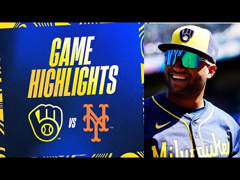 Brewers vs. Mets Game Highlights (3/29/24) | MLB Highlights