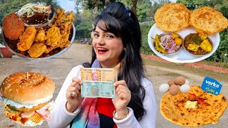 Living on Rs 250 for 24 HOURS Challenge | Patiala Food Challenge