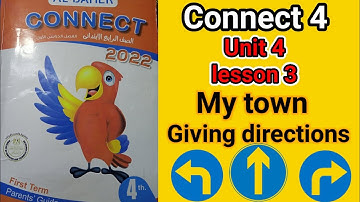 الوحدة الرابعة/ الدرس التالت /كونكت رابعة ابتدائى/ My town أسهل شرح