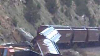 train wreck-wind river canyon