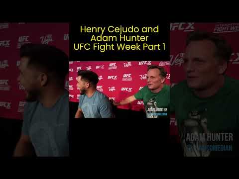 Henry Cejudo and Adam Hunter UFC Fight Week Part 1