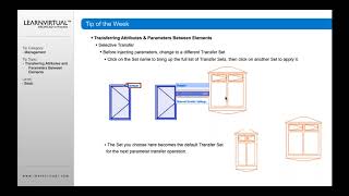 ARCHICAD Tip Transferring Attributes & Parameters Between Elements