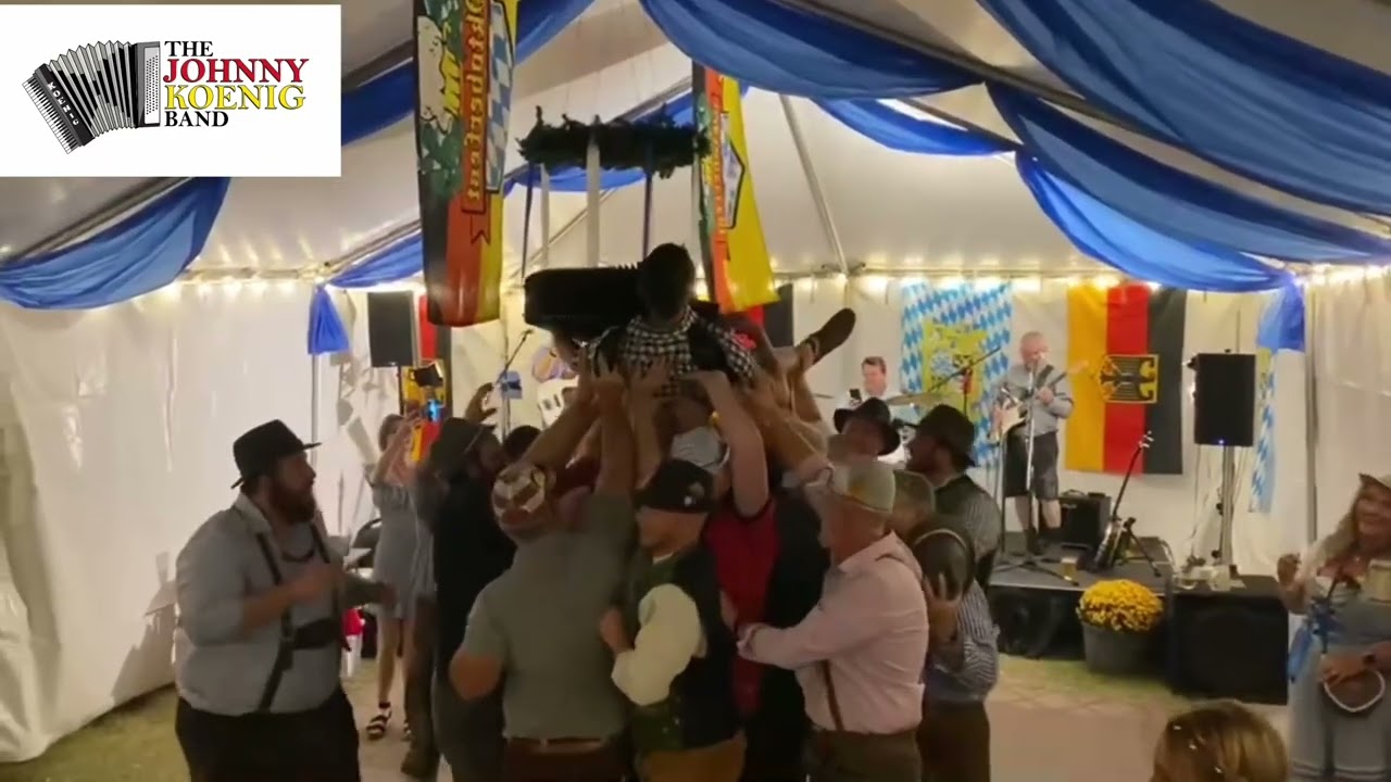 Johnny Koenig Crowdsurfing With Accordion @ Georgia Beer Company Oktoberfest 2022