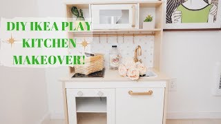 DIY IKEA PLAY KITCHEN MAKEOVER! | DUKTIG PLAY KITCHEN MAKEOVER!