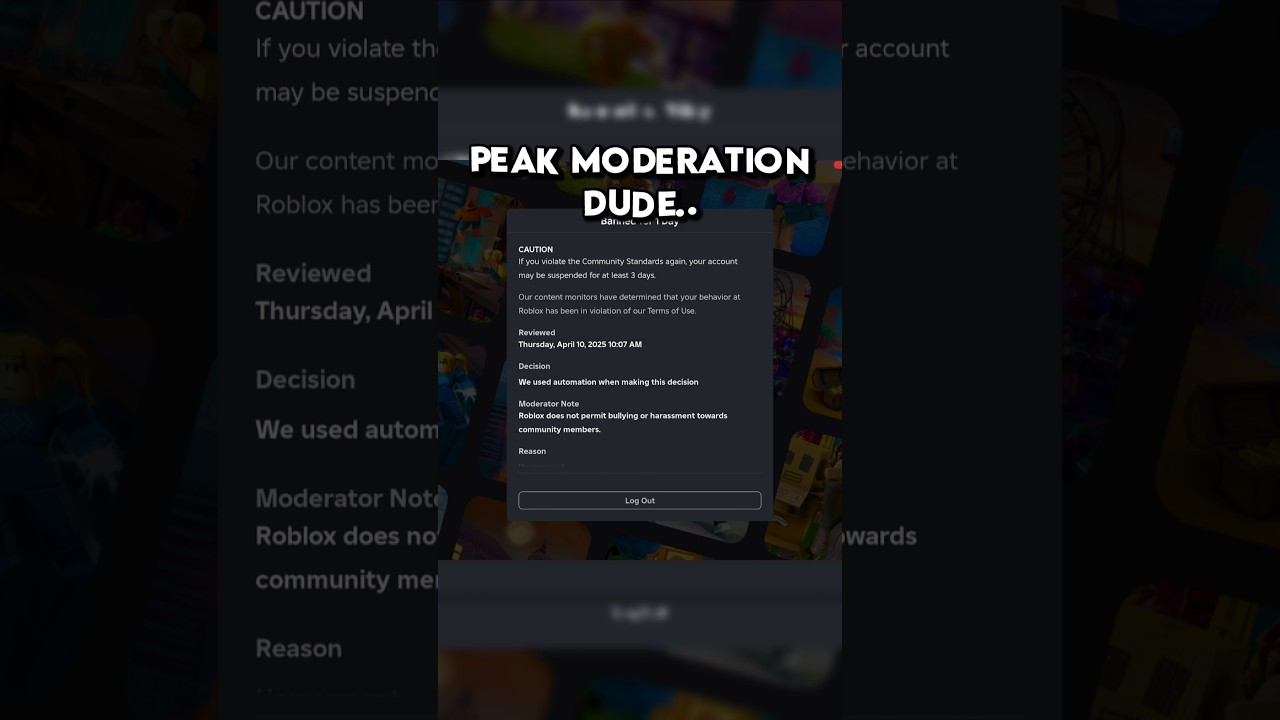 dawg roblox moderation sucks TSB 