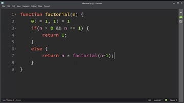 How to Make a Factorial Function in JavaScript by using Recursion
