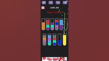 Water Sort Puzzle Sort Color Level 285