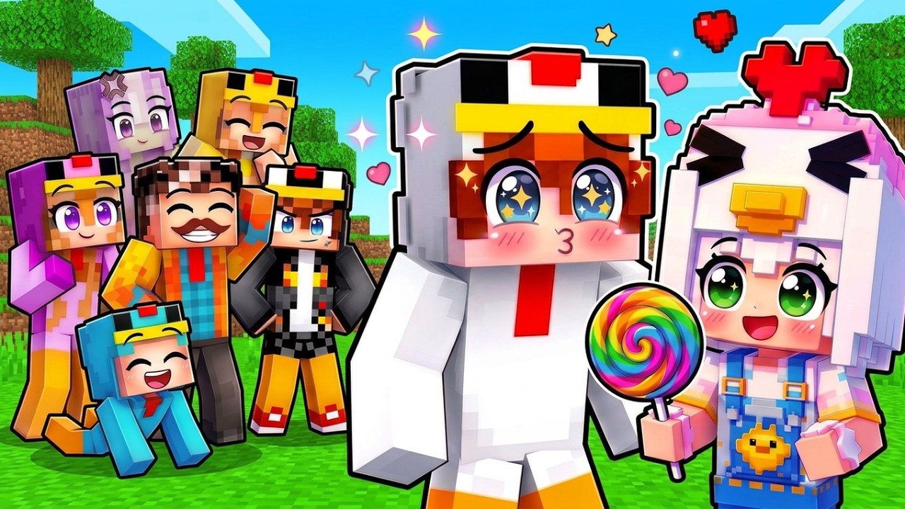 J’ai ENFIN Rencontré ma PETITE SOEUR sur Minecraft !