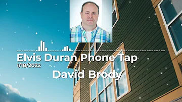 Elvis Duran Phone Tap 1/18/2022 - We Installed Stolen Siding On Your House (likely rerun)