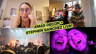 Why I’m not doing Vlogmas 🎄 (decorating for Christmas + the Stephen Sanchez concert!)