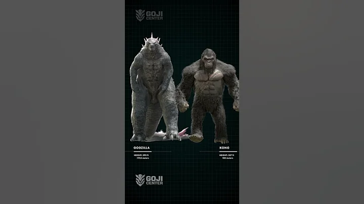 Godzilla x Kong Size comparison