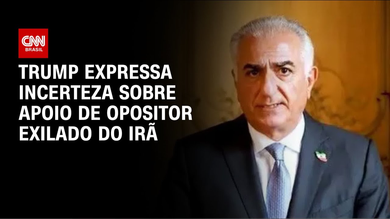 Trump questiona apoio que opositor exilado do Irã receberia no país | CNN NOVO DIA