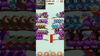 Bird Sort 2 Level 69 #mustwatch #gamingvideo #lovelybirds