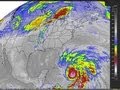 Hurricane Sandy--animation of satellite images