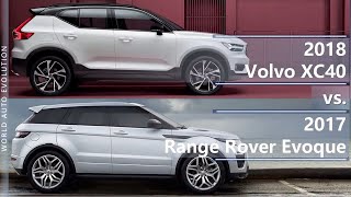 2018 Volvo XC40 vs 2017 Range Rover Evoque (technical comparison)