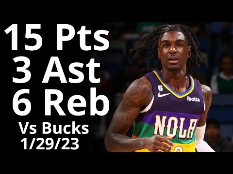 Kira Lewis Jr. 15 Pts 6 Reb 3 Ast vs Bucks Highlights