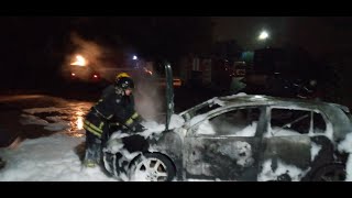 Ліквідовано загорання приватного автомобіля в Бучі