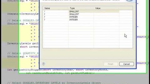 Developing a Java application that uses pureQuery annotated methods Part 2