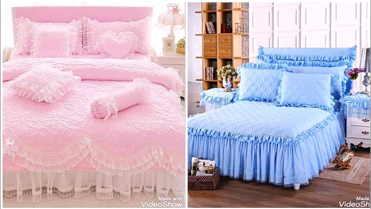 Soo Kamal Frilly Bed Sheet Designs Wooow Outstanding & Expensive