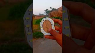 😱 Motor Par LED Ring Ghumay Cycle Ban Gayi Light Machine 🚲✨ #shorts