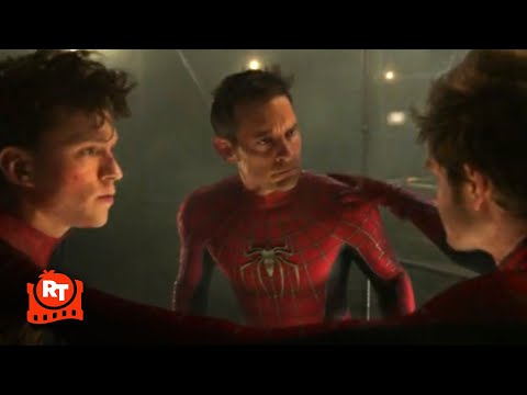 Spider-Man: No Way Home (2021) - Peter 1, Peter 2, Peter 3 Scene (8/10) | Movieclips