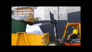Forklift Self Dumping Bins   type CSD