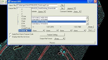 ASCII Extract XYZ