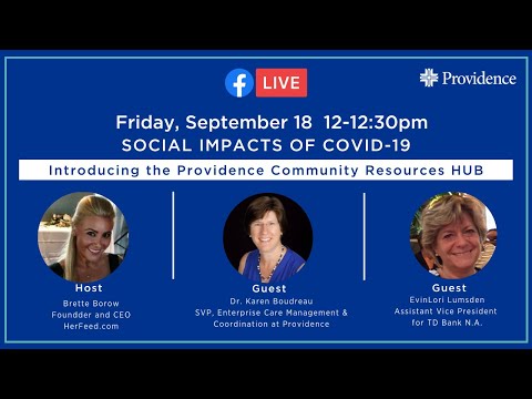Social Impacts of COVID-19 and the Providence Community Resource HUB