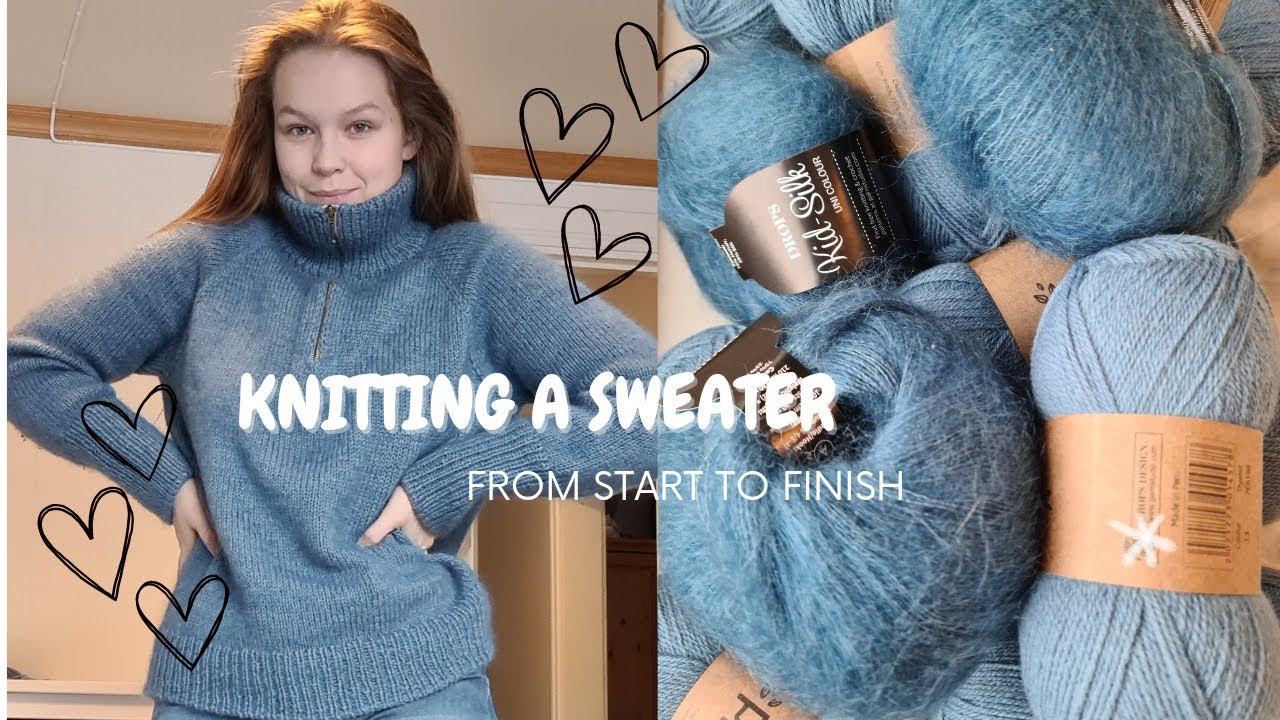 【HI FI FNK】Pati Slit Warmer Knit Knitting Myself A Sweater From Start To Finish