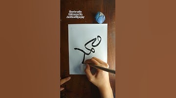 Easy how to write Muhammad in Arabic calligraphy using bamboo qalam #art #shorts