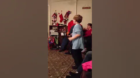 Wes playing Just Dance!