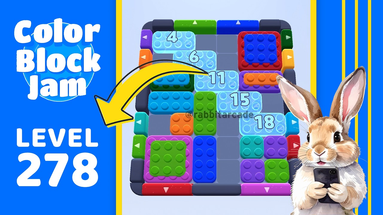 Color Block Jam Level 278 Solution Walkthrough - YouTube