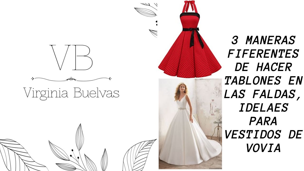 COMO HACER FALDA TABLEADA CON VUELO PARA VESTIDO DE Y FIESTA/hOW TO DRAFT A FLARE PLEATED SKIT - YouTube