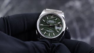 Rolex Datejust 36 126200 Palm Motif &quot;Leaf Dial&quot; Unboxing &amp; Presentation