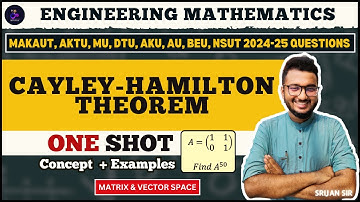 Cayley Hamilton Theorem | Characteristic Equation | PYQ | Linear Algebra | BSM 101/02