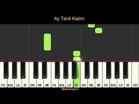 Ay Tenli Kadın Melodika Org Notaları