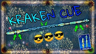 PLAYING WITH THE AMAZING KRAKEN CUE (IN 8 ball pool)..... 😍😎♥️ screenshot 5