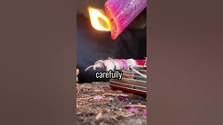 DIY Swiss Army Fire Starter: Burns in Any Weather! 🇨🇭🇨🇭 #survival