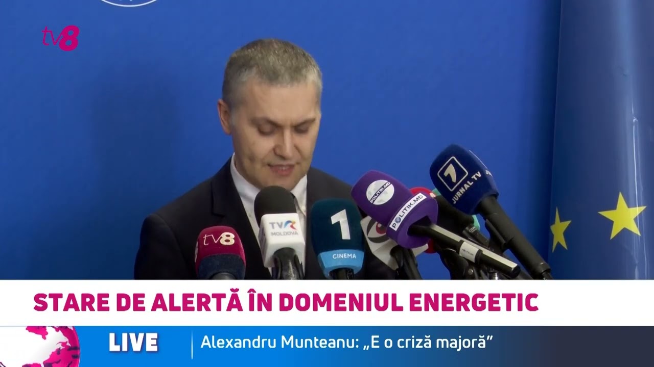 Stare de alertă în domeniul energetic pentru 60 de zile în Republica Moldova.