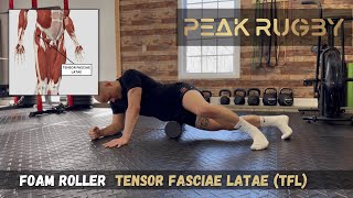 How to Foam Roll TFL Muscle | Hip Release & Mobility Exercise