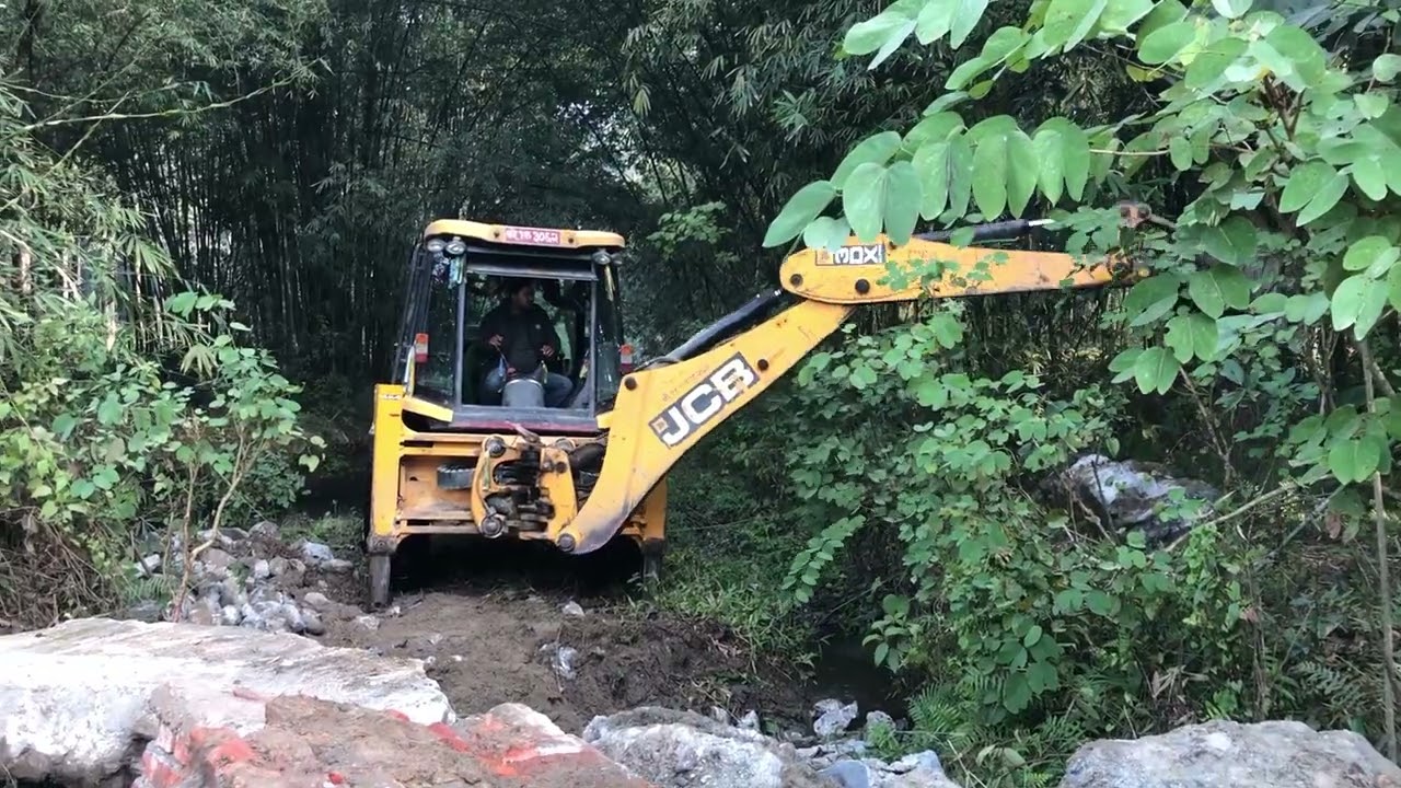 JCB Machine Working In Field @droneplanet2040