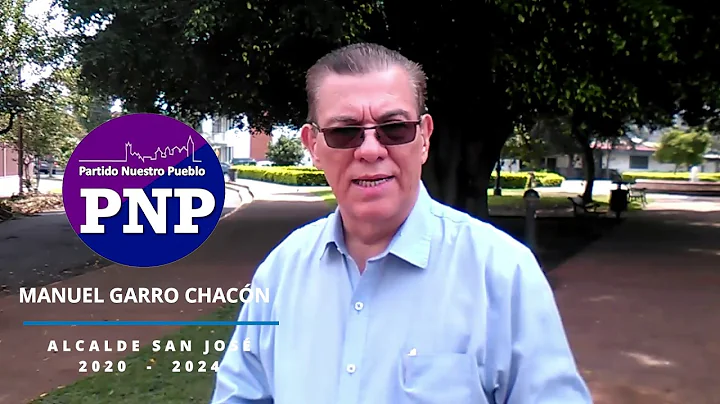 Manuel Garro para alcalde San Jos  2020-2024