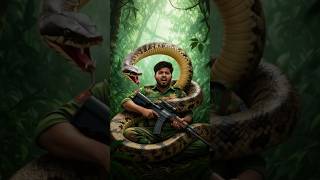 Giant Python Attacks Army Soldier in Jungle 🐍| Real Snake Attack | Soldier’s Brave Survival | #snake