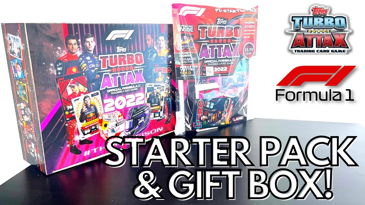 NEW F1 TURBO ATTAX! | TOPPS FORMULA 1 TURBO ATTAX 2022 STARTER PACK & GIFT BOX OPENING! NEW F1 TURBO ATTAX! | TOPPS FORMULA 1 TURBO ATTAX 2022 STARTER PACK & GIFT BOX OPENING!