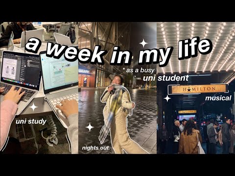 a week in the life of a busy monash student ~