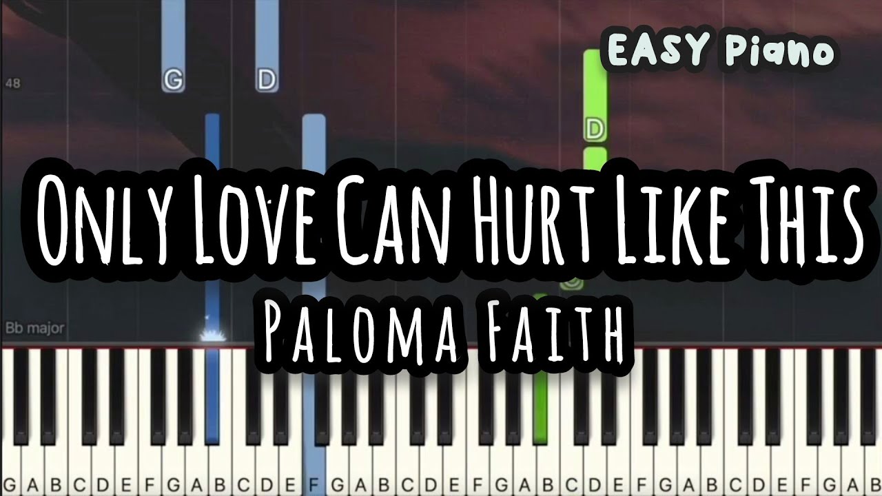 Paloma Faith - Only Love Can Hurt Like This (Easy Piano, Piano Tutorial ...